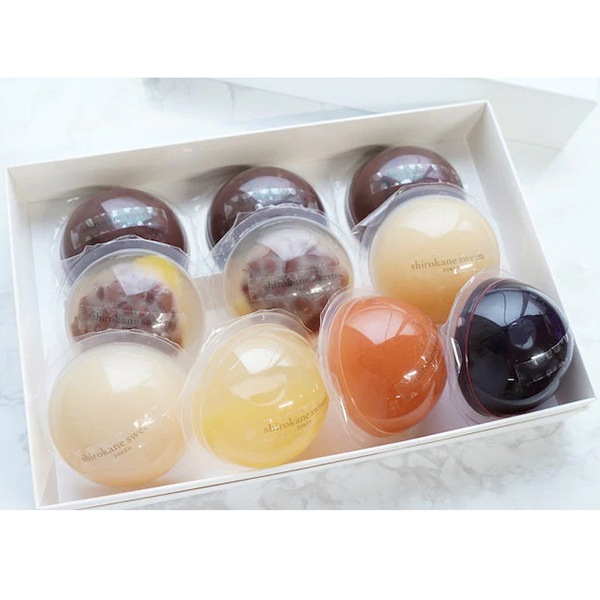 【shirokane sweets TOKYO】涼菓特選ギフトフルーツゼリー、水羊羹、あんみつゼリー、10種アソート