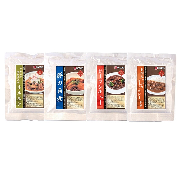 【こまち食品工業】秋田県産お肉の総菜4種(計4袋)