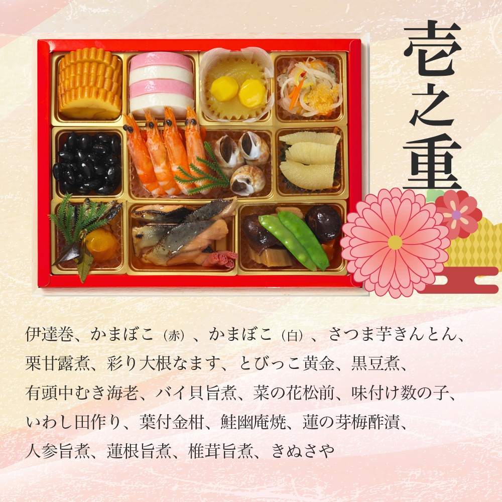 【原】2026　ファミリー和洋おせち　「団欒」　三段重