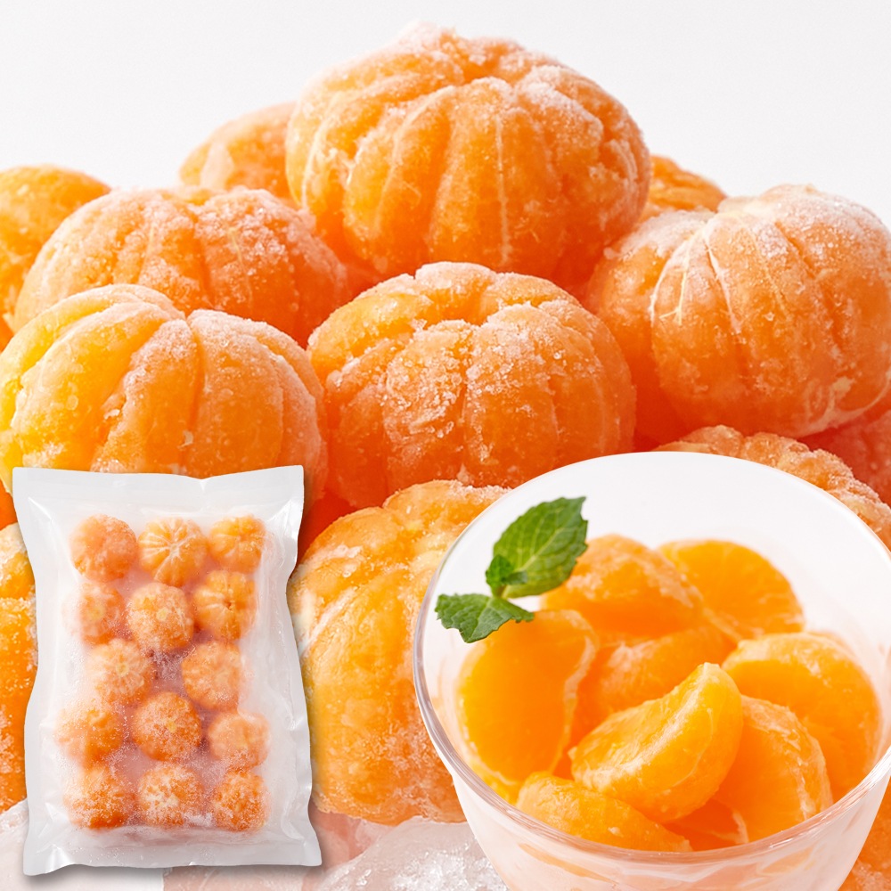 【天然生活】【訳アリ】皮むき冷凍みかん500g