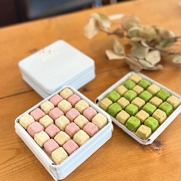 【菓子工房Yodogawa】茶玉缶(クッキー)　50粒入り