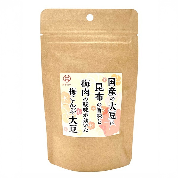 まるだい】梅こんぶ大豆（10個セット）