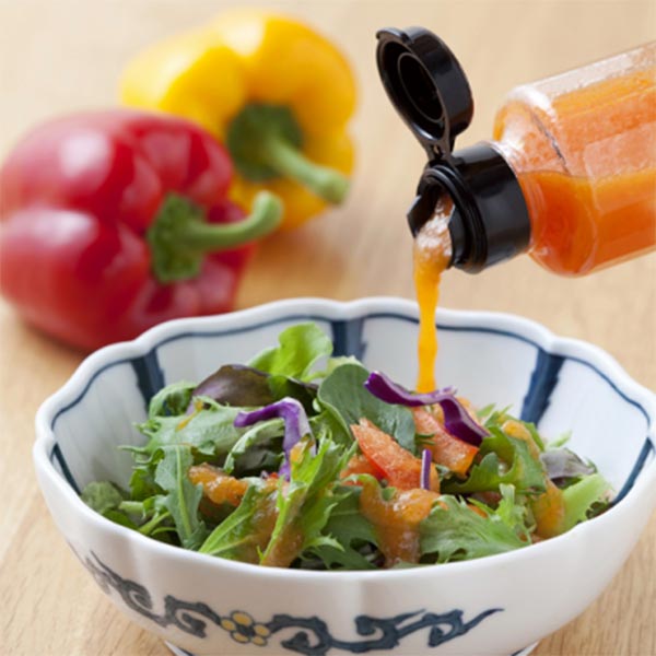 【小嶋や】伊万里産 赤黄パプリカのドレッシング2本入