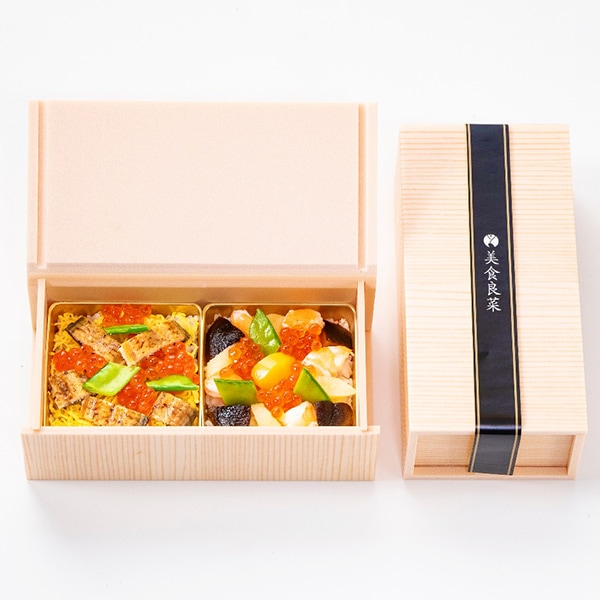 【美食良菜】2種のちらし寿司書籍箱入れ