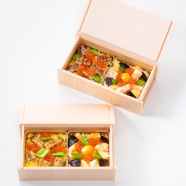 【美食良菜】2種のちらし寿司書籍箱入れ