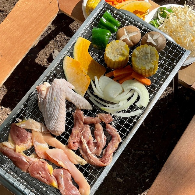 【山商】【小樽地鶏バーベキュー】ジンギスカンセット