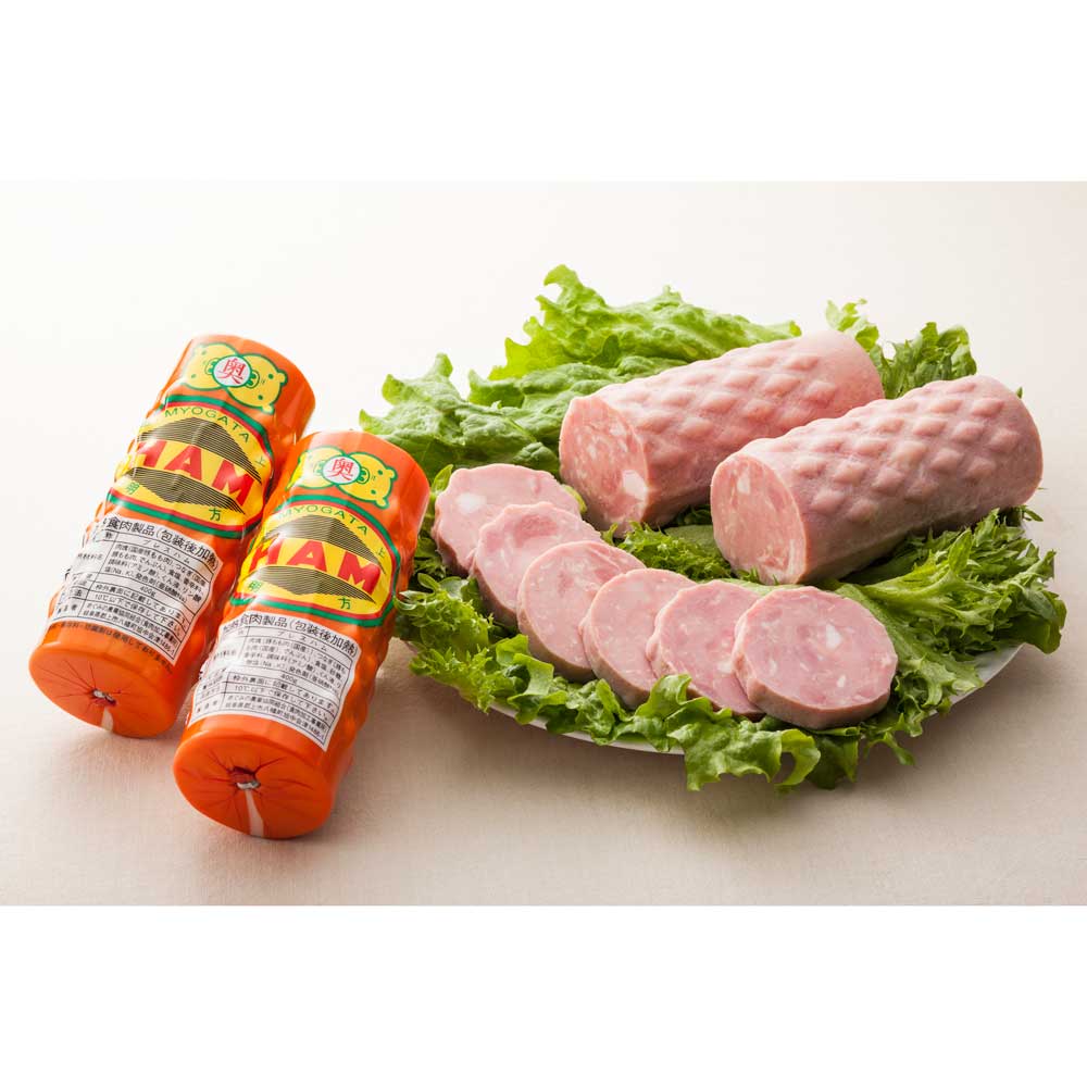 めぐみの農業協同組合】明方ハム2本保冷バックセット 400g×2