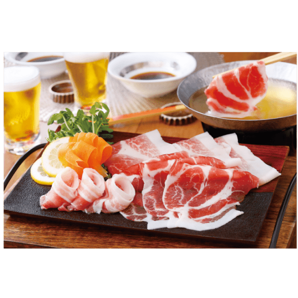 【送料無料】【コワダヤ】鹿児島産黒豚しゃぶしゃぶ(満腹セット)