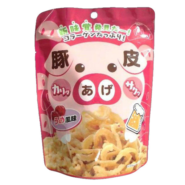 【コワダヤ】豚皮からあげ(ゆずこしょう風味・うめ風味)各5P(お買い得)