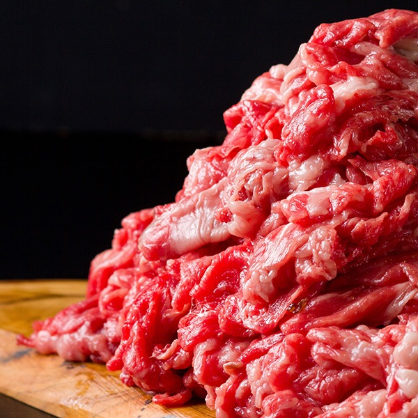 【ナカヤマさん家のお肉】うしの中山切り落とし 1.6kg (400g ×4P)