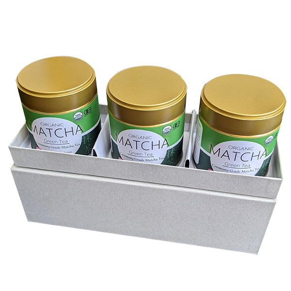 【大塚製茶】オーガニック抹茶30ｇ缶×3本 箱入