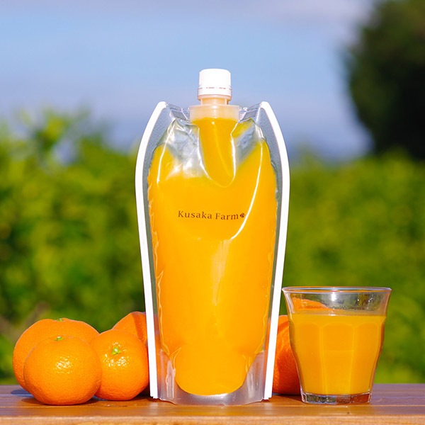 【日下農園】うんしゅうみかん100％ジュース(500ml)パウチ6本入り