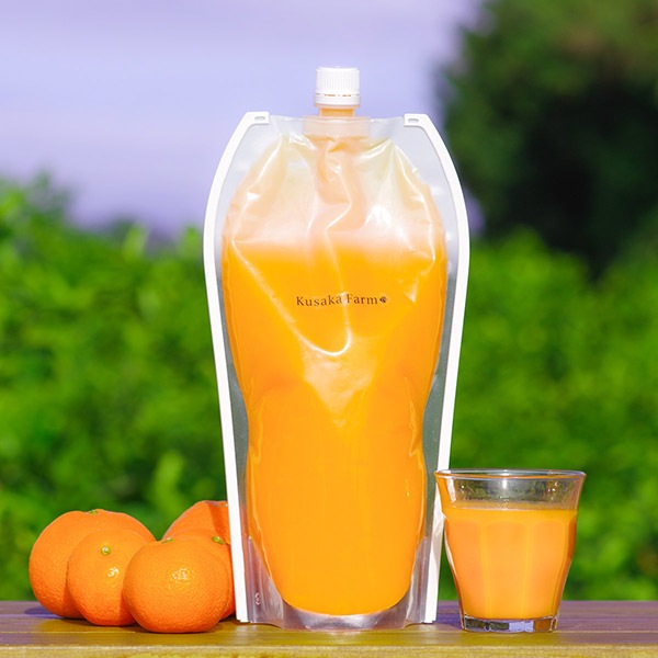 【日下農園】うんしゅうみかん100％ジュース(1000ml)パウチ5本入り