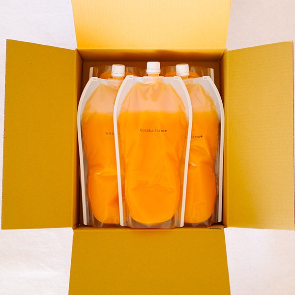 【日下農園】うんしゅうみかん100％ジュース(1000ml)パウチ5本入り