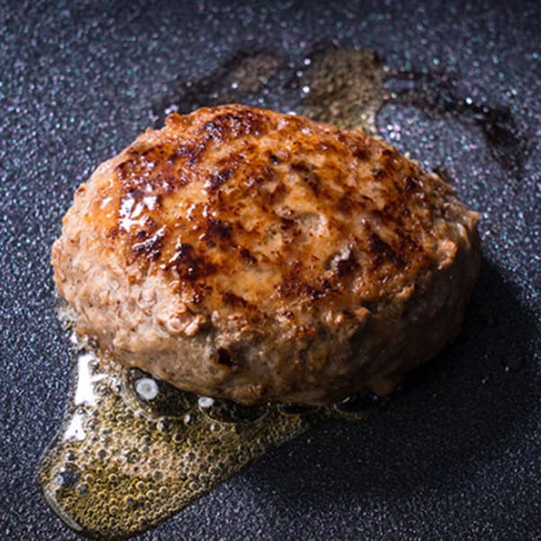 新村畜産】鹿児島黒牛 生ハンバーグ 5個入り