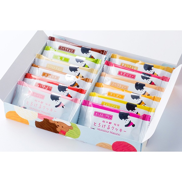【ムッシュ マスノ】とろけるクッキー 12袋入り