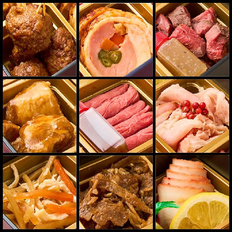 【WORLD DINER】極撰肉おせち2026「千歳」-chitose-三段重19品 大判リブローススライス付