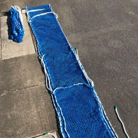 ついに登場！【防炎】ラッセル安全ネット 10枚１セット！（セーフティーネット）0.5m×6.0m