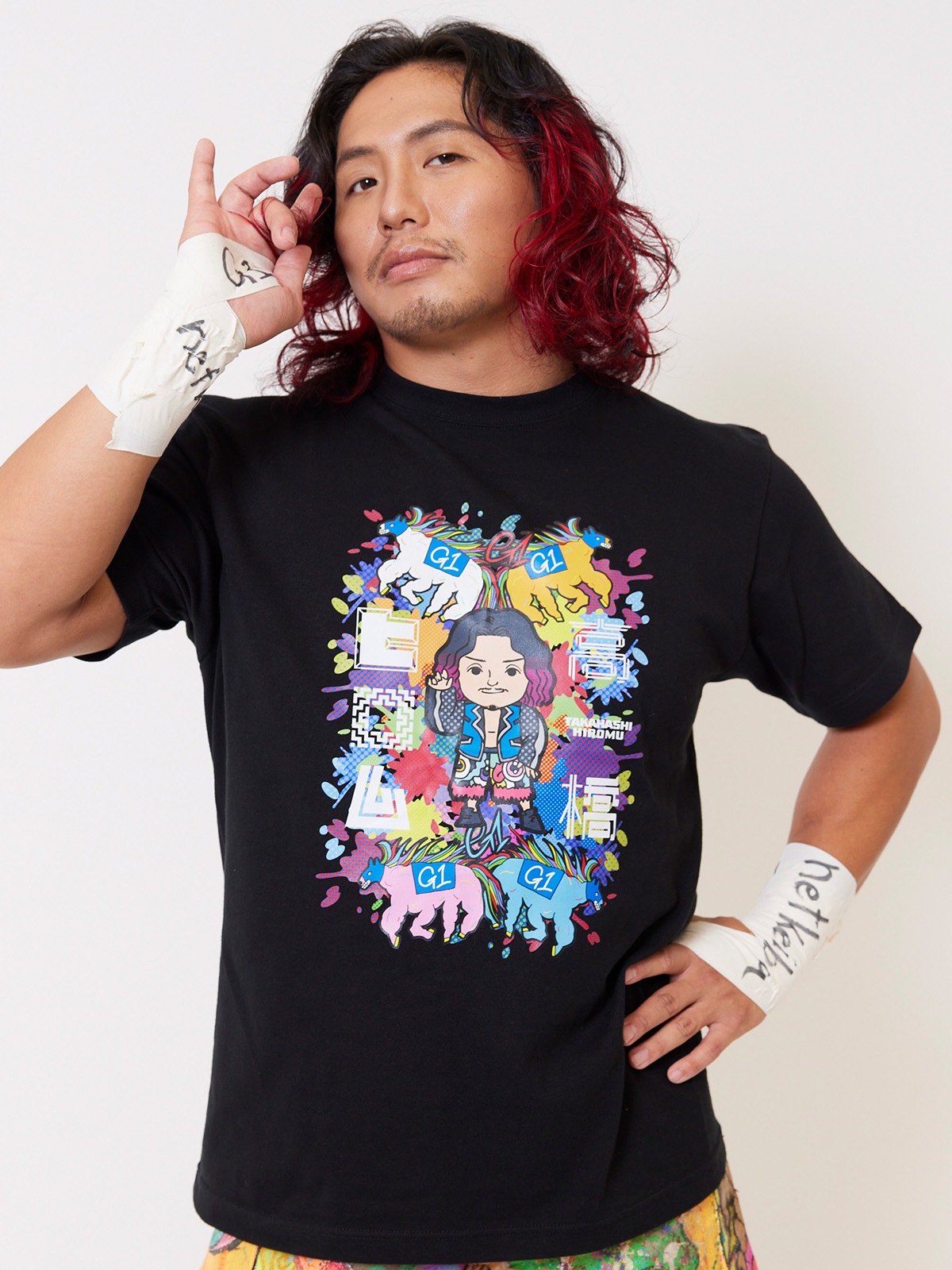 高橋ヒロム選手・Tシャツ【新日本プロレス×netkeiba