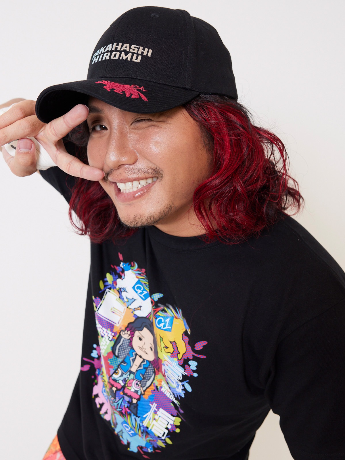 新日本プロレス　帽子 キャップ 新日本プロレス 大きいサイズ メンズ 帽子 ロゴ刺繍