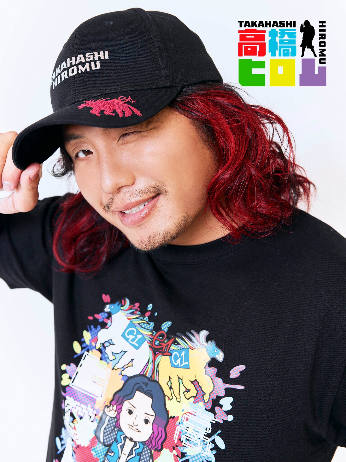高橋ヒロム選手・キャップ【新日本プロレス×netkeiba