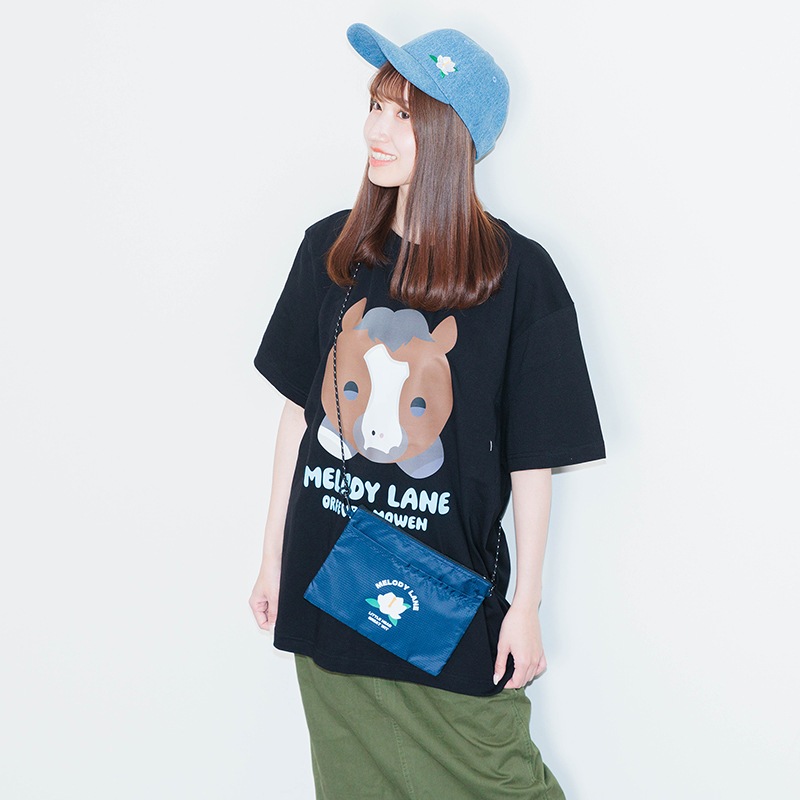 メロディーレーンＴシャツ HORSE GOODS net】メロディーレーン・TシャツB(青) | HORSE