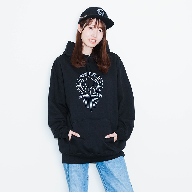 【美品】群青飛行　フーディー　パーカー　M　ブラック黒アリーナツアーDISH// 商品詳細ページ | DISH// OFFICIAL STORE | 群青飛行 Hoodie (Black)