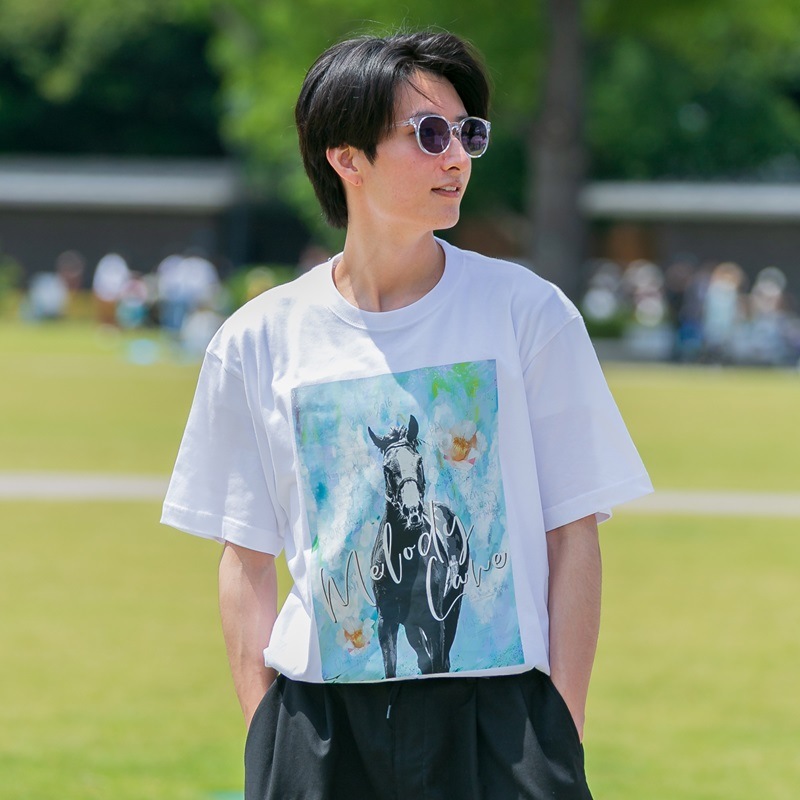 メロディーレーンTシャツ HORSE GOODS net】メロディーレーン・TシャツA(白) | HORSE