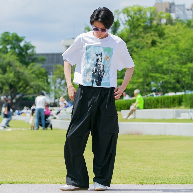 メロディーレーンＴシャツ HORSE GOODS net】メロディーレーン・TシャツA(白) | HORSE