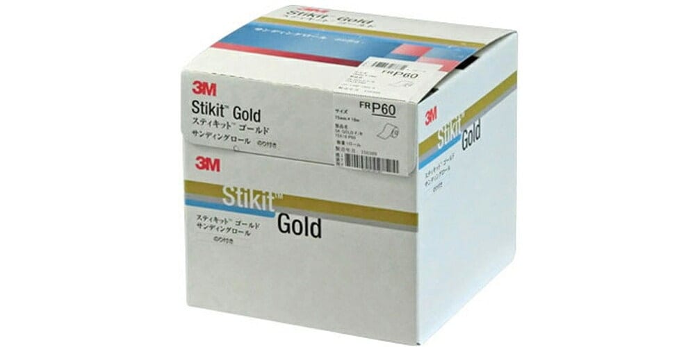 3M スティキット ゴールド フィニッシングロール 75mm巾 75mm×25m ＃100 取寄