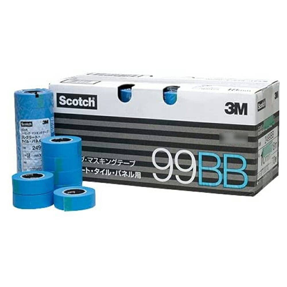 3M  99BB シーリングマスキングテープ コンクリート・タイル・パネル用 15ミリ 80個入  取寄