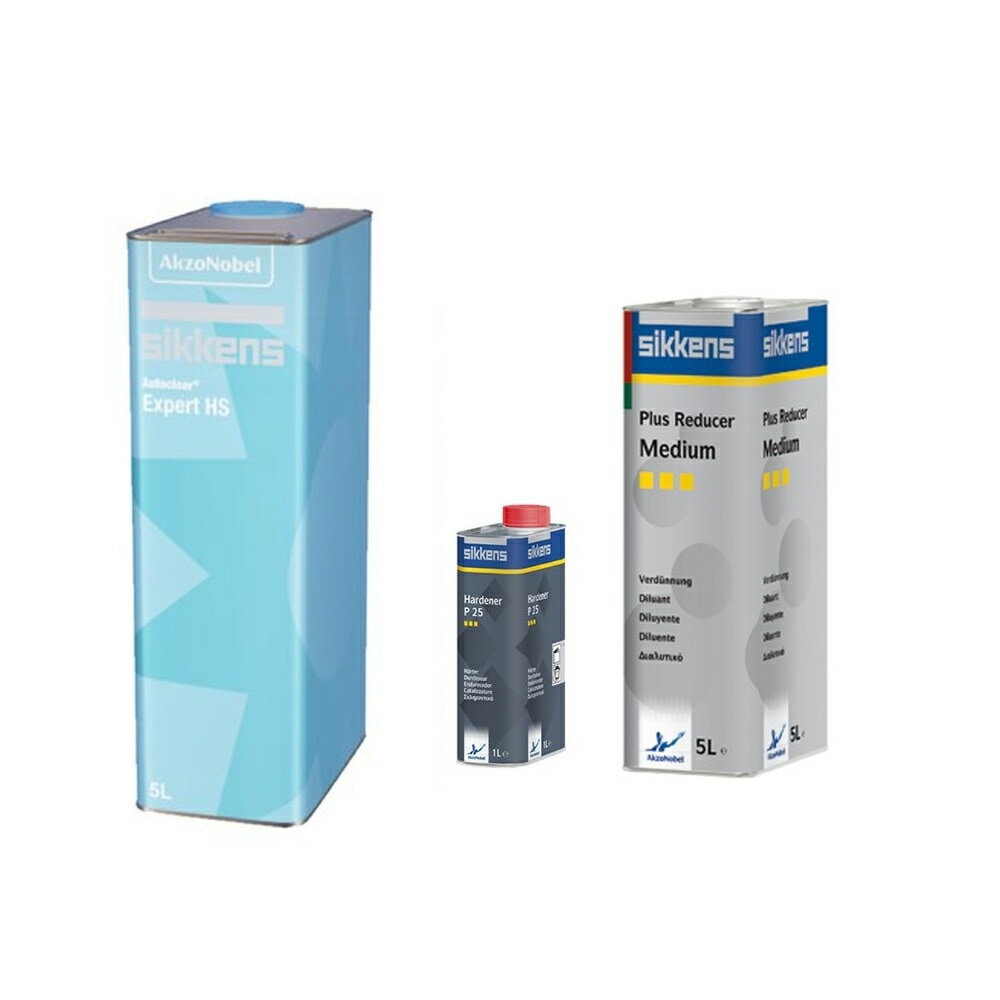 アクゾノーベル 513869 オートクリヤーエキスパートHS 5L＋硬化剤 1L ＋ シンナー5L (各1本 セット) 取寄