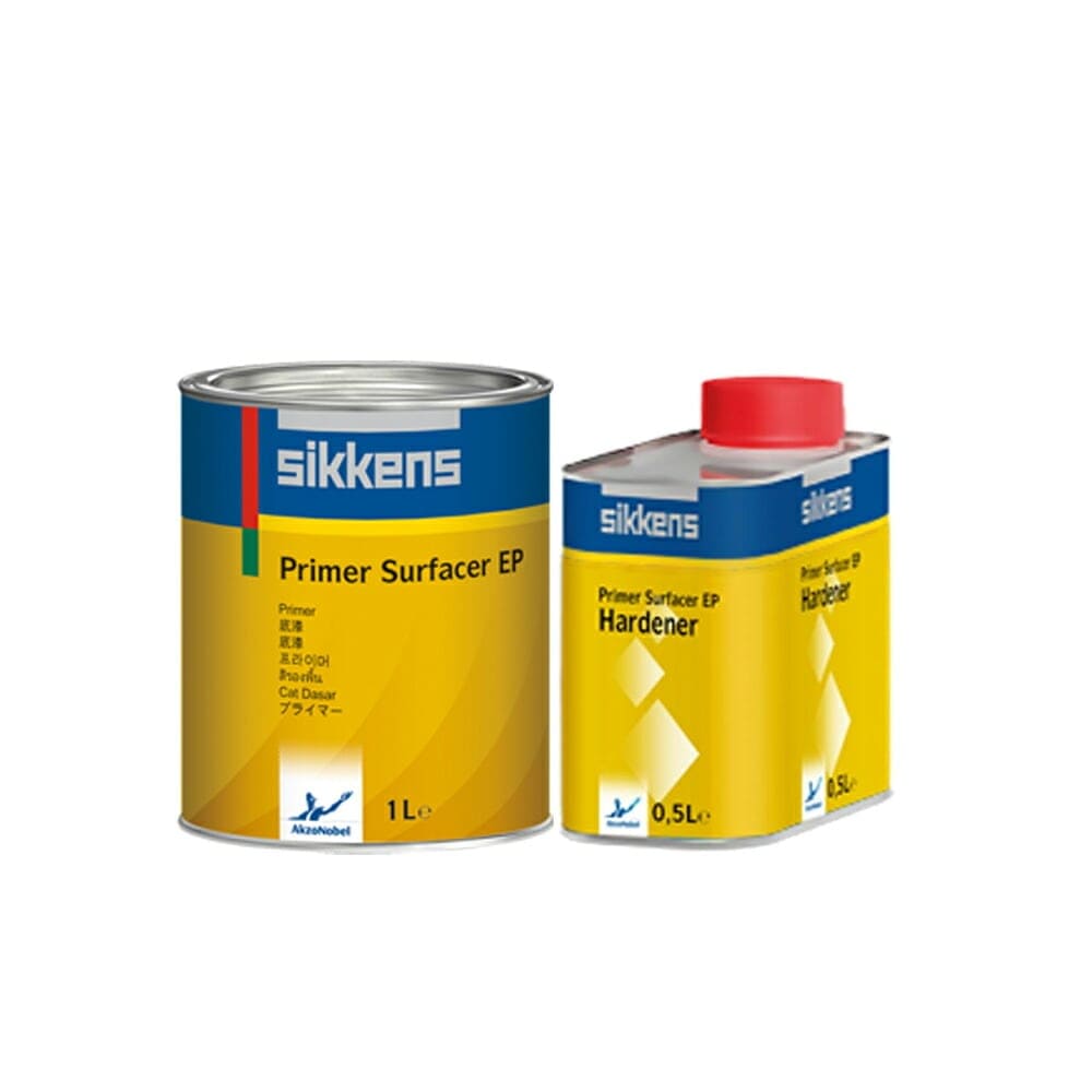 アクゾノーベル 513796 sikkens プライマーサフェーサーEP 1L + EPプライマー ハードナー 0.5L (各1本 セット) 取寄
