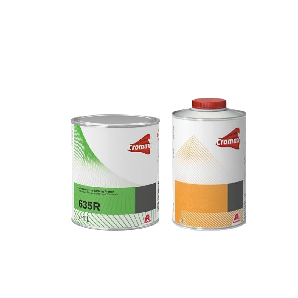 アクサルタ クロマックス635Rクロメートフリーエッチングプライマー 1L+636Rアクティベーター 1L (各1本 セット) 取寄