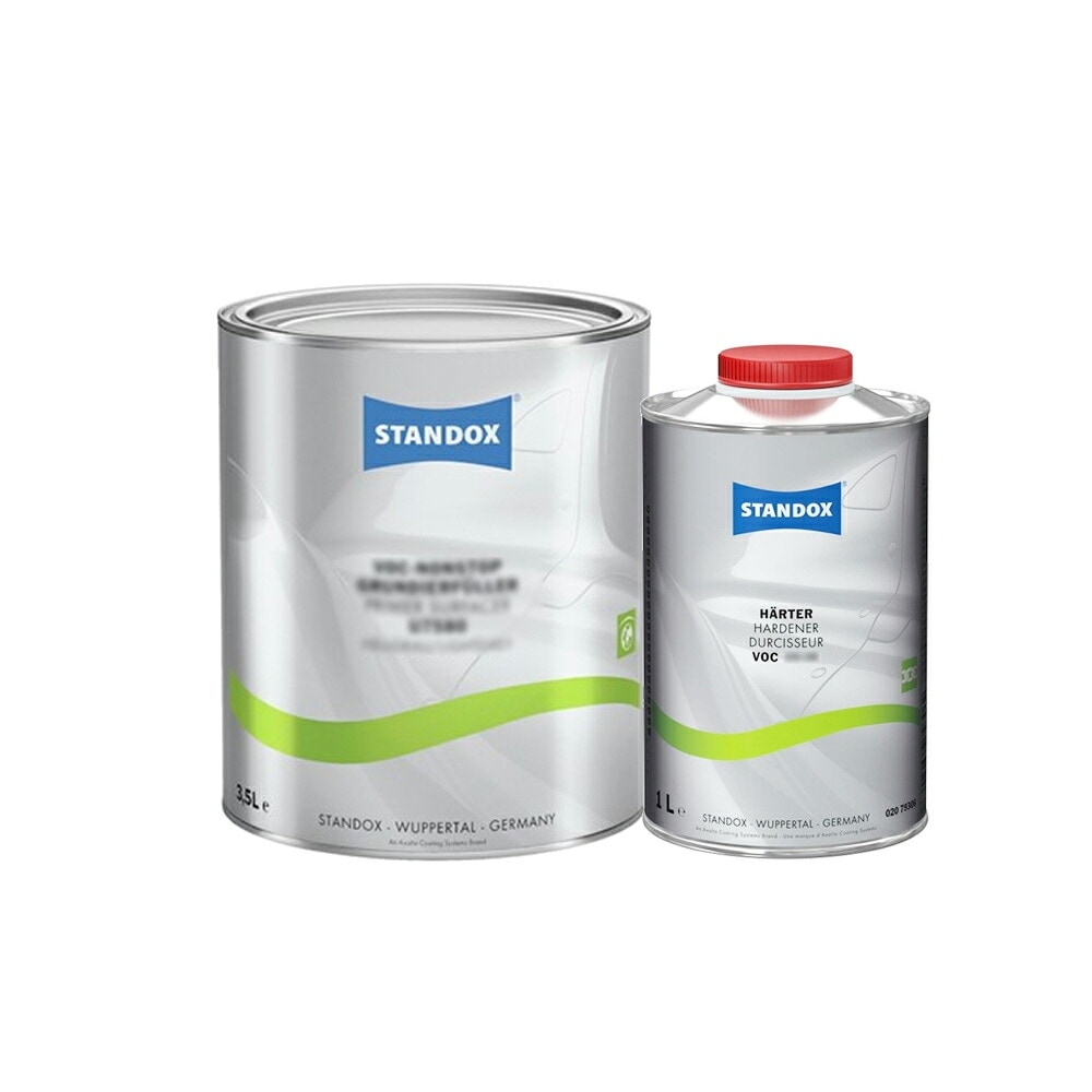 アクサルタ スタンドックス 02078075 VOCノンストップ プライマーサフェーサー 3.5L + VOCハードナー1L (各1本 セット) 取寄