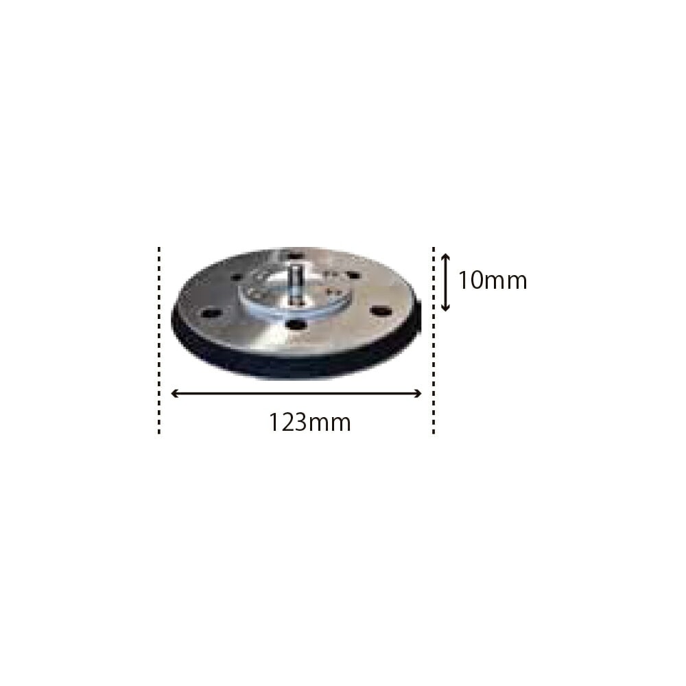 コンパクトツール 28831DLA 吸塵パッド 5×10 LP 穴有 1個 のり式 取寄