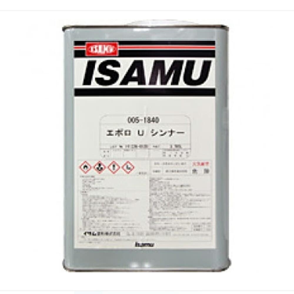イサム塗料 ウレタンシンナー エポロU シンナー 3.785L 00518402 取寄