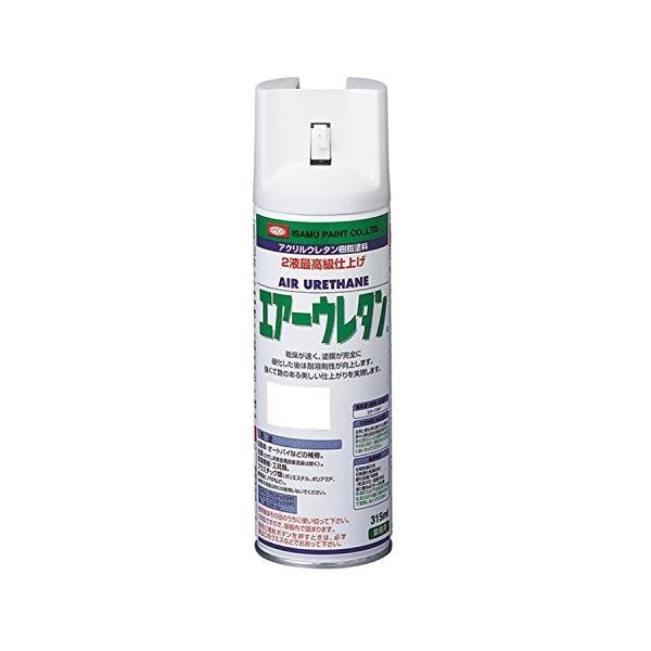 【1本】イサム塗料 2液型アクリルウレタン樹脂 カラースプレー 626-7987-8 エアーウレタン クリヤー 315ml×1本 即日発送