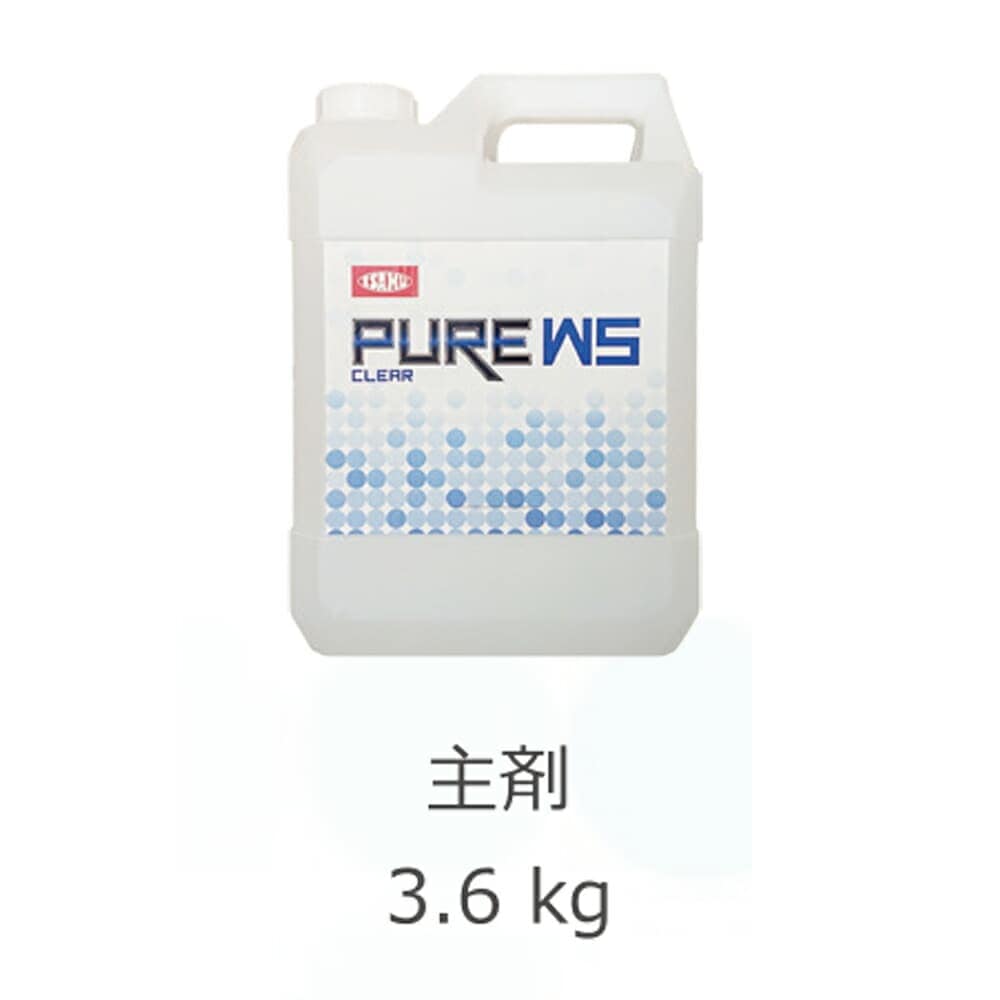イサム塗料 ピュアWSクリヤー 3.6kg 26439002 取寄