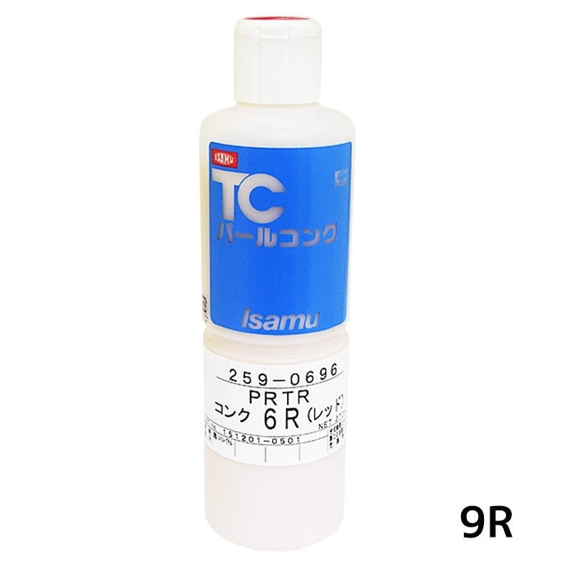 イサム塗料 TCパールコンク類 PRTR 9R レッド 190ml ×1個 25906995 即日発送