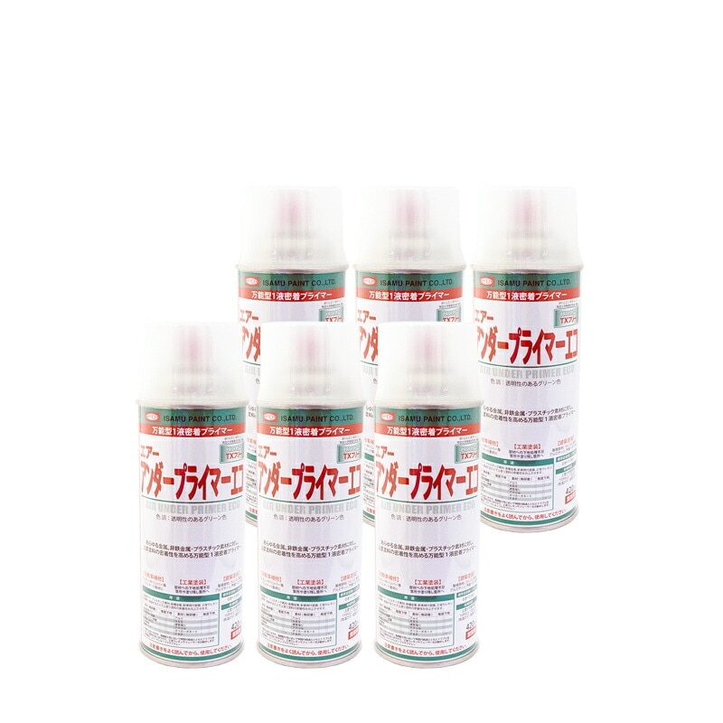 イサム塗料 エアーアンダープライマーエコ 420ml×6本 取寄