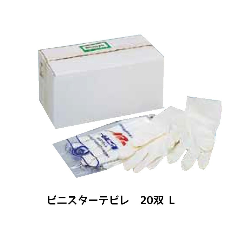 進勇商事 ビニスターテビレ手袋 Lサイズ寸 1箱 68745583 取寄