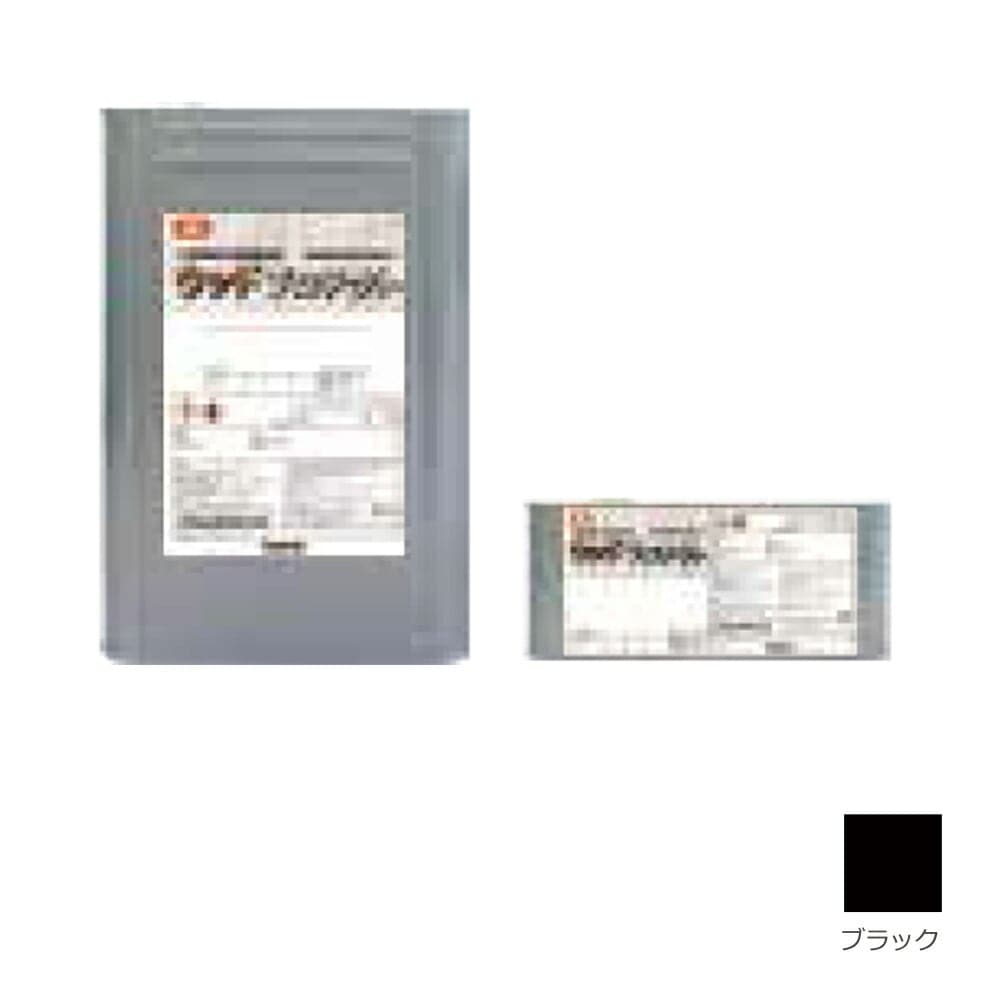 イサム塗料 613-7932-1 ウッドプロテクト ブラック(主剤15kg 硬化剤3kg)18kgセット 取寄