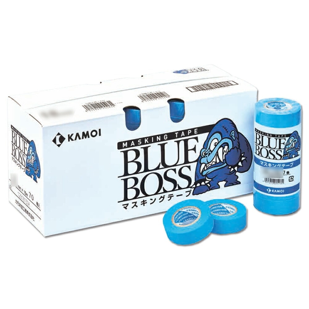 カモ井 BLUE BOSS 車輌塗装用 マスキングテープ 50mm×18m 20個入 取寄