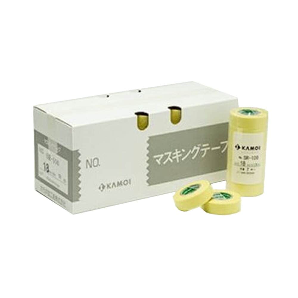 カモ井加工紙NO.SR-100 シリコーンテープ 21ﾐﾘ 60個入 1小箱 取寄