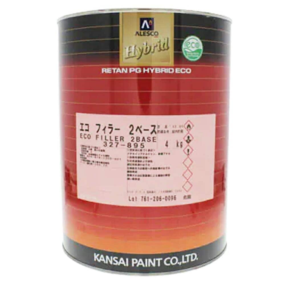 関西ペイント 327-896 レタンPGハイプリッドエコ フィラーダークグレー2ベース 4kg 取寄
