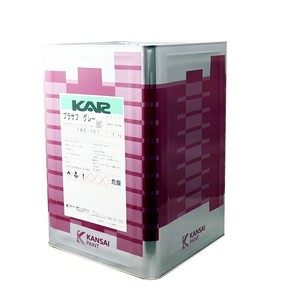 関西ペイント 183-101 KARプラサフグレー 16kg 取寄