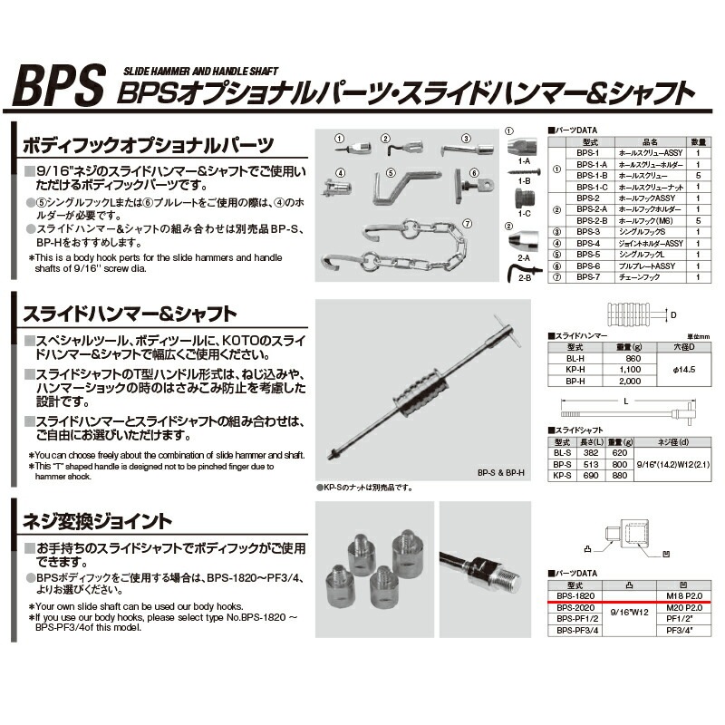 江東産業 BPS-1820 変換ジョイント凸9/16Ｘ凹18P2 取寄