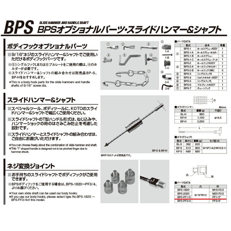江東産業 BPS-PF1/2 変換ジョイント凸9/16Ｘ凹1/2 取寄