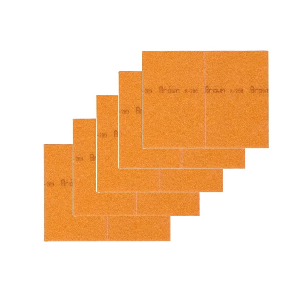コバックス 空研ぎ マジックタイプ スーパーアシレックス ブラウン K-280 ミシン目シート 170×130mm 280番相当 10枚入 メール便 即日発送